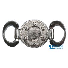 Украшение 65 х 30 мм, оксид (т. никель), арт. 11929 К, уп 10 шт