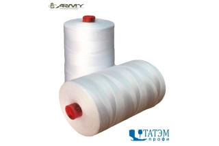 Нитки армированные 45 ЛЛ, 2500 м, "ARMY", КНР, белые
