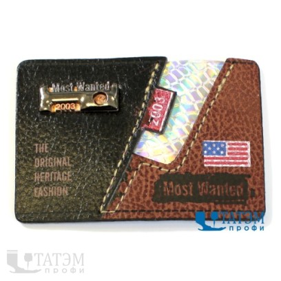 Лейбл пришивной с метал. вставками 80 х 55 мм 