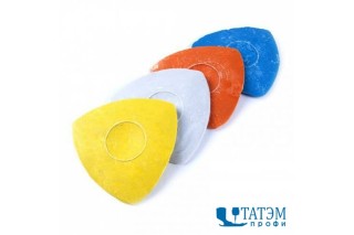 Мел восковой треугольный Tailors Chalk (10 шт) цв.ассорти, Китай