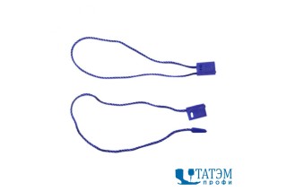 Пломба-этикеткодержатель 9 см, василек, упак. 1000 шт