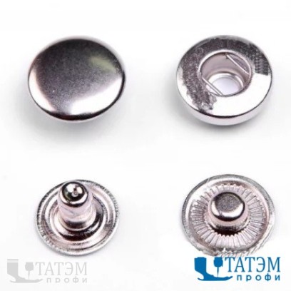 Кнопка 15 мм АЛЬФА (оксид, никель, черный никель, антик), 720 шт, Турция