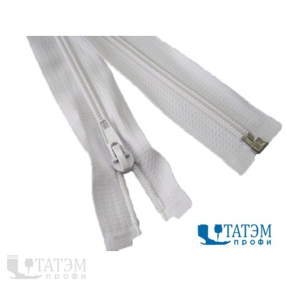 Молния спираль Т-5, 45 см, белая