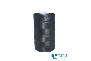 Нитки T-Plus, №120 (200 denier-крученая), 7500 м, Ozen Iplik, Турция, черная