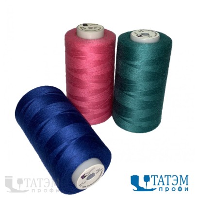 Нитки 40/3, 5000 ярд, AbsoluteThread, КНР, цветные