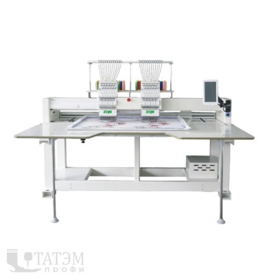 Zoje ZJ-1202F (500x850) Вышивальная двухголовочная 12-игольная машина (комплект)
