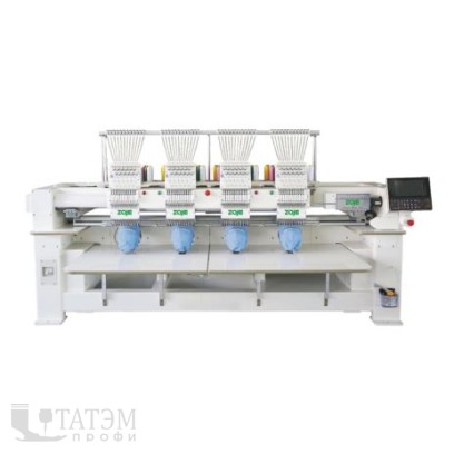 ZOJE ZJ-1204H (400x600) Вышивальная четырехголовочная машина (комплект)