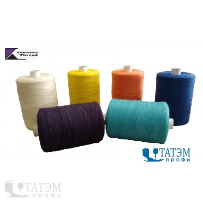 Нитки армированные 45 ЛЛ, 2500 м, "Absolute Thread", КНР, цветные АКЦИЯ!