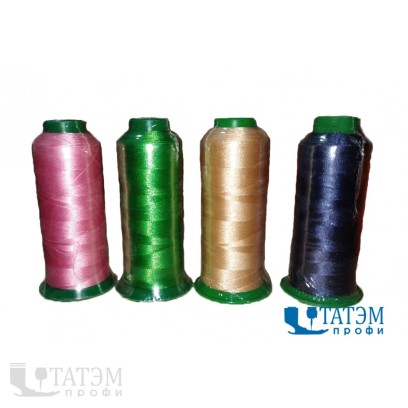 Нитки вышивальные 135 D/2 OSKAR 100% п/э, 2500 м, Турция, цветные