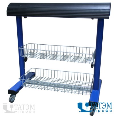 Тележка Rexel WK-2 с металич. корзинами для швейного цеха
