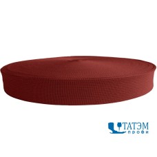 Тесьма окантовочная 32 мм, 3,9 г/м, бордо (148), 100 м