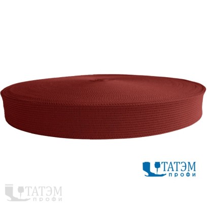 Тесьма окантовочная 32 мм, 3,9 г/м, бордо (148), 100 м