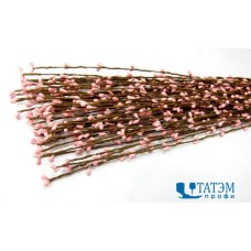 Веточки декор. 40 см с почками, коричневый/розовый, уп. 100 шт