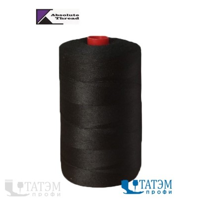 Нитки армированные 45 ЛЛ, 2500 м, "Absolute Thread", КНР, черные