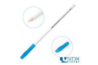 Карандаш меловой со щеточкой белый