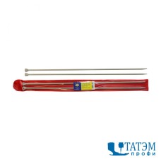 Спицы прямые 35 см, диам. 4,0 мм, тефлон.с огранич в PVC-чехле