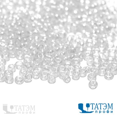 Бисер 12/0 мелкий (450 г) прозрачный