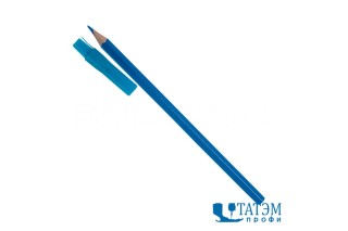 Карандаш меловой со щеточкой голубой