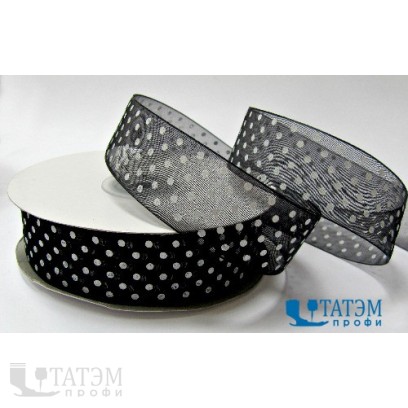 Лента декор. капроновая с рис.