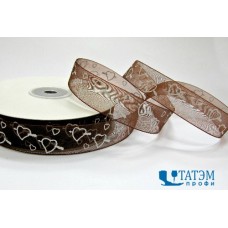 Лента декор. капроновая с рис.