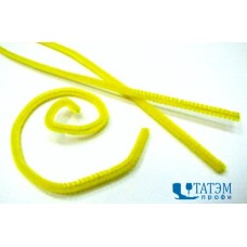 Проволока для плетения с ворсом (синель/шенил) 0,6 х 30 см, арт. А 029 желтый, уп. 100 шт