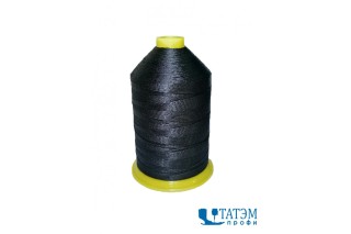 Нитки Techlon 015, 1500 м, Ozen Iplik, Турция, черные