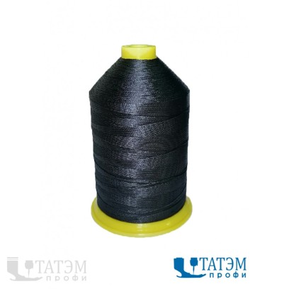 Нитки Techlon 015, 1500 м, Ozen Iplik, Турция, черные