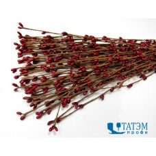 Веточки декор. 40 см с почками, коричневый/бордо, уп. 100 шт