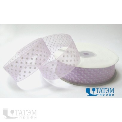 Лента декор. капроновая с рис.