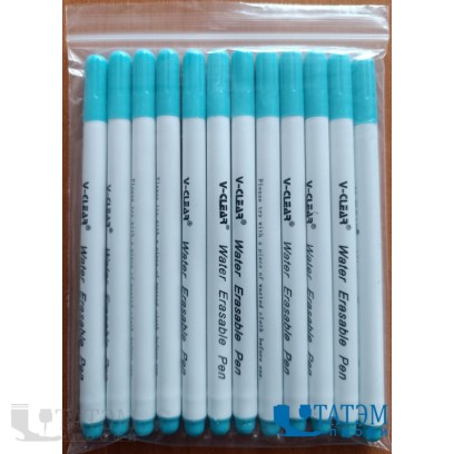 Маркер исчезающий от воды синий 6"