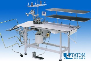 Швейный автомат для стачивания швов брюк и юбок Durkopp Adler 1281-5-1 (комплект)
