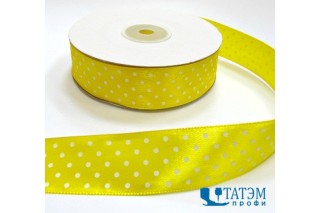 Лента декор. атласная с рис.