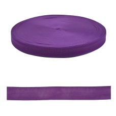 Тесьма окантовочная вязаная 23 мм, сирень (070), 2,8г/м, рулон 100 м