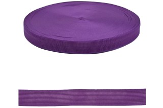 Тесьма окантовочная вязаная 23 мм, сирень (070), 2,8г/м, рулон 100 м