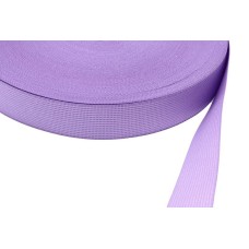 Тесьма окантовочная вязаная 23 мм, сирень (096), 2,8г/м, рулон 100 м