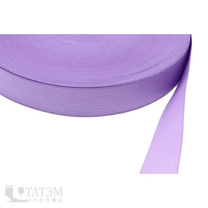 Тесьма окантовочная вязаная 23 мм, сирень (096), 2,8г/м, рулон 100 м