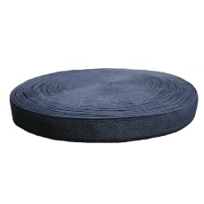 Резинка 40 мм, помочная, черная, 37,37 г/м2, рулон 30 м
