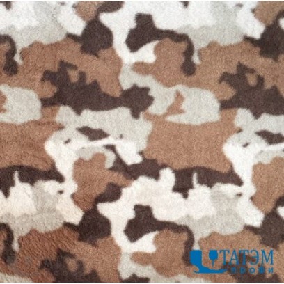 Флис камуфляж пустыня 260 гр/м2, шир. 150 см, арт. K2