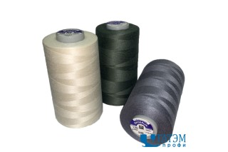 Нитки Ekospun 120 (штапельные) 100% п/э, 5000 м, Ozen Iplik, Турция, цветные