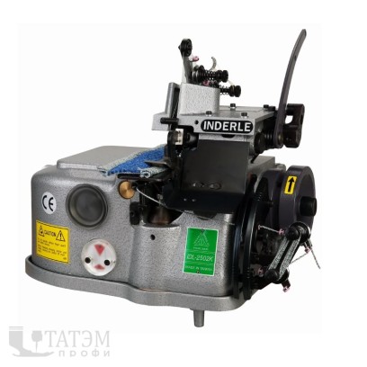 Inderle IDL-2502 (Тайвань) 2-хниточный ковровый оверлок без триммера со столешницей CY-TB-2500 + станина