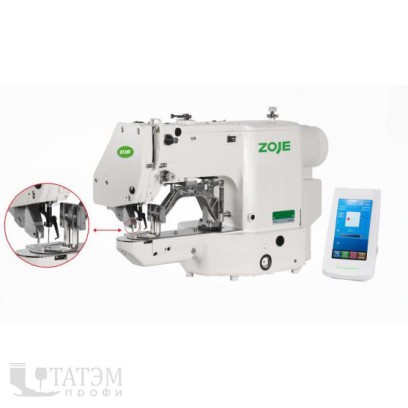 ZOJE ZJ430D-CK-04 Автоматизированная машина для прорубки и выметывания глазка (комплект)