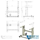 Ноги (станина) для швейных машин Rexel HDP-1MS (ручной стандарт) https://tatemprofi.by/image/cache/wa-data/public/shop/products/15/76/17615/images/20832/20832.970-408x408.jpg