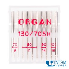 Игла ORGAN 130/705H №70-№100 универс. (10 шт)