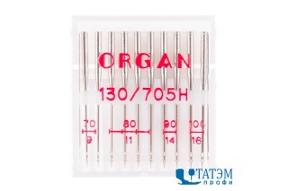 Игла ORGAN 130/705H №70-№100 универс. (10 шт)