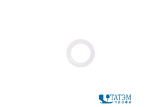 Кольцо шторное 12 мм пластик, арт. С-48 (упак. 100 шт) белое