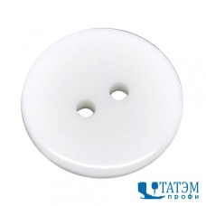 Пуговица 12 мм, №20: белые, прозрачные, черные, 2 отвер, упак. 5000 шт, Турция