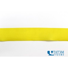 Тесьма окантовочная 32 мм, 3,9 г/м, лимон (050), 100 м