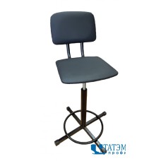 Стул винтовой с кольцом PROFI T-1 (экокожа)