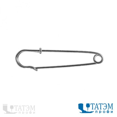 Булавки шляпные 65 мм, диам. 1,8 мм, никель, упак. 20 шт