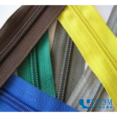 Молния спираль рулонная Т-7, цветная,  упак. 200 м